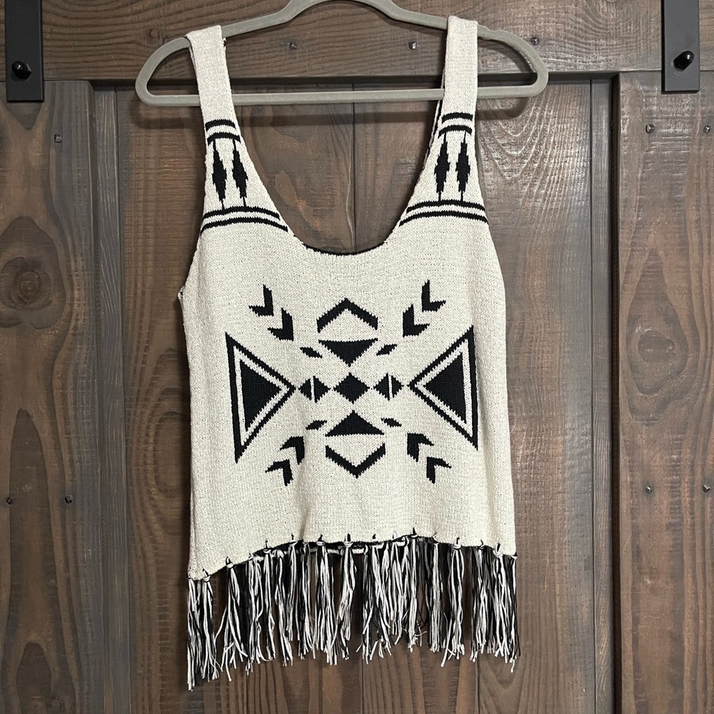 Boho Fringe Tank Top